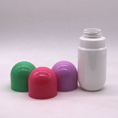 250 ml/8 oz PET Bouteille en plastique de qualité alimentaire en forme de capsule brillante avec bouchon à vis et joint thermique
