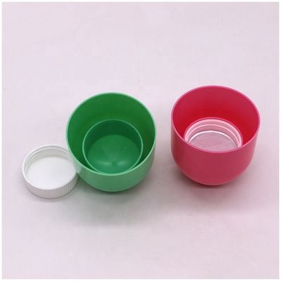 250 ml/8 oz PET Bouteille en plastique de qualité alimentaire en forme de capsule brillante avec bouchon à vis et joint thermique