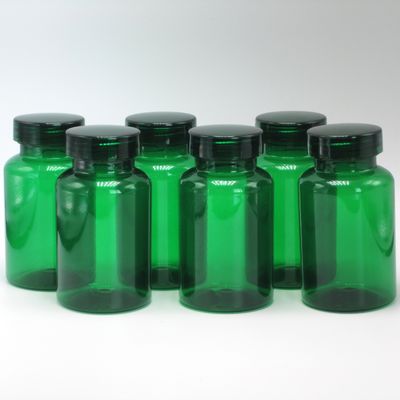 Bouteille de rince-bouche en plastique PET blanc vide de 250 ml avec col long et logo du client