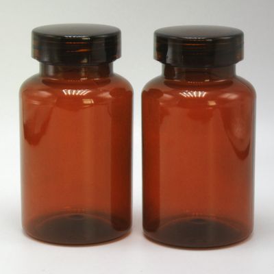 Bouteille de rince-bouche en plastique PET blanc vide de 250 ml avec col long et logo du client