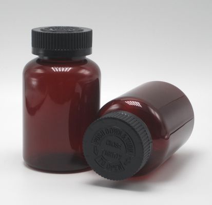 Bouteille de rince-bouche en plastique PET blanc vide de 250 ml avec col long et logo du client