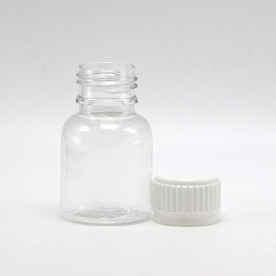 Bouteille de sirop contre la toux en PET 50 ml pour le stockage de liquides oraux lubrifiants à l'huile