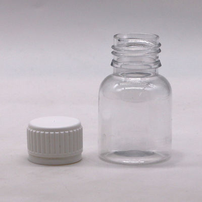 Bouteille de sirop contre la toux en PET 50 ml pour le stockage de liquides oraux lubrifiants à l'huile