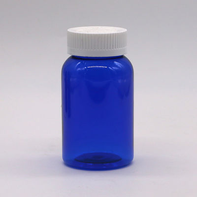 Bouteille en plastique à bouchon d'or de luxe en PET industriel de 160 ml pour l'huile de poisson/capsule/pilule/miel