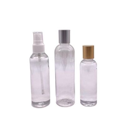 Impression par écran 120 ml bouteille en PET bouteilles en plastique à pulvérisation contenant de l'alcool Couleur personnalisée