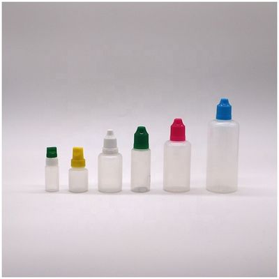 Bouchon à l'épreuve des enfants, comprimable pour les yeux, liquide d'huile essentielle, bouteille à comprimer 5 ml/10 ml/15 ml/20 ml