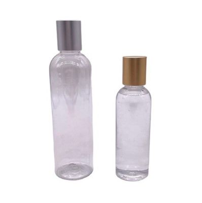 Impression par écran 120 ml bouteille en PET bouteilles en plastique à pulvérisation contenant de l'alcool Couleur personnalisée