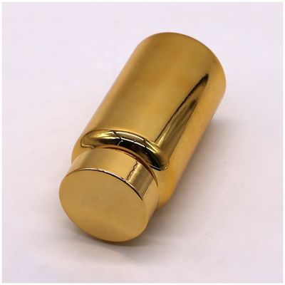 150 ml de PET plaqué or vis capot plastique contenant un supplément de bouteille pour la promotion