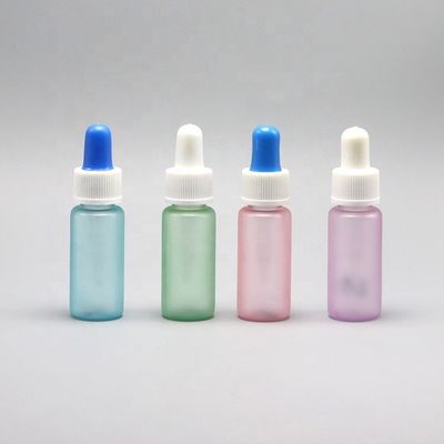 15 ml Bouteille de gouttelette en plastique PET de forme ronde avec bouchon de gouttelette personnalisé de qualité médicale