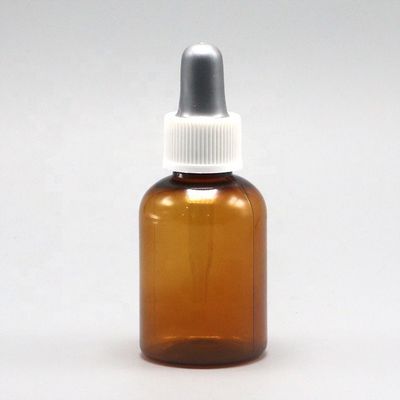 15 ml Bouteille de gouttelette en plastique PET de forme ronde avec bouchon de gouttelette personnalisé de qualité médicale
