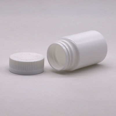 CRC Cap 80CC Bouteille en plastique blanc pour pilule Capsule Médecine Tablette huile de poisson