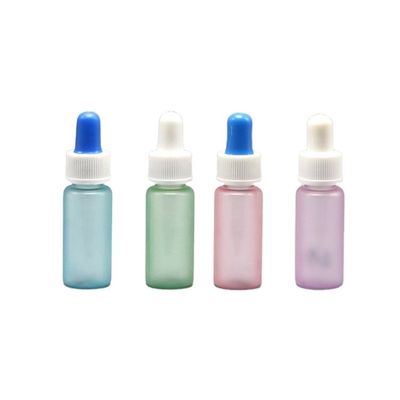 15 ml bouteilles de gouttelette en PET de forme ronde personnalisées pour le porte-échantillon du distributeur de liquide