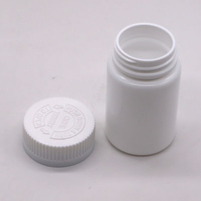 CRC Cap 80CC Bouteille en plastique blanc pour pilule Capsule Médecine Tablette huile de poisson
