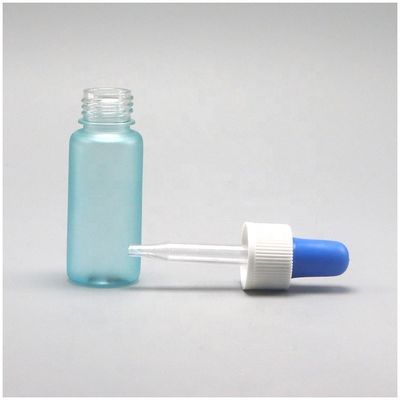 15 ml bouteilles de gouttelette en PET de forme ronde personnalisées pour le porte-échantillon du distributeur de liquide