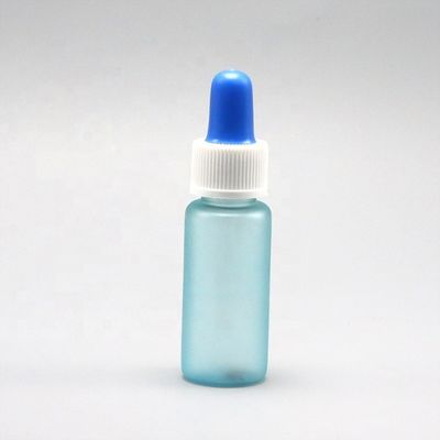 15 ml bouteilles de gouttelette en PET de forme ronde personnalisées pour le porte-échantillon du distributeur de liquide