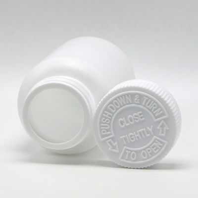 Logo personnalisé Acceptable 225 ml HDPE bouteille en plastique blanche de remplissage sans danger de drogue avec capuchon CRC