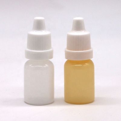 Bouteilles gouttelettes en plastique LDPE de 10 ml avec couleurs et bouchons personnalisés