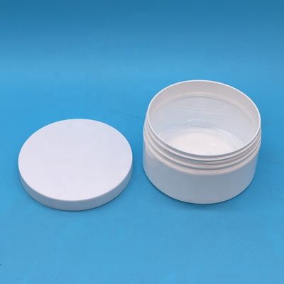 Matériau de bouchon en plastique 8 oz Bouteille en plastique personnalisée Forme ronde Contenant à large bouche avec couvercles
