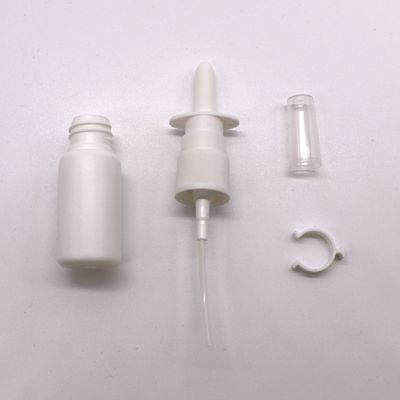 Bouteille en plastique HDPE de 15 ml/20 ml/30 ml pour pulvérisation nasale avec couleur personnalisée et capuchon de la buse de pulvérisation