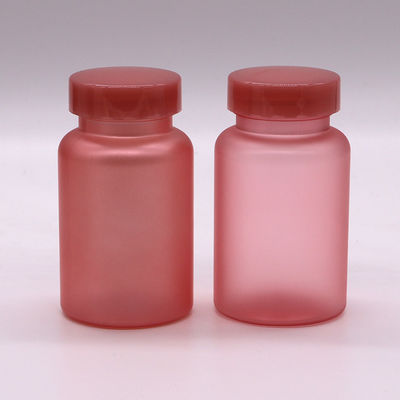 Bouchon en aluminium 100/120/150 ml PET Bouteille en plastique à large bouche pour la médecine des pilules et des capsules