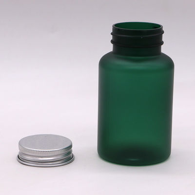 Bouchon en aluminium 100/120/150 ml PET Bouteille en plastique à large bouche pour la médecine des pilules et des capsules