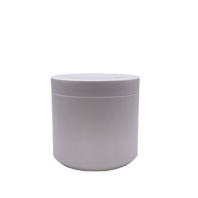 Résistant aux UV 350ml Matériau HDPE Boîtier en plastique pour crème cosmétique Logo personnalisable Blanc