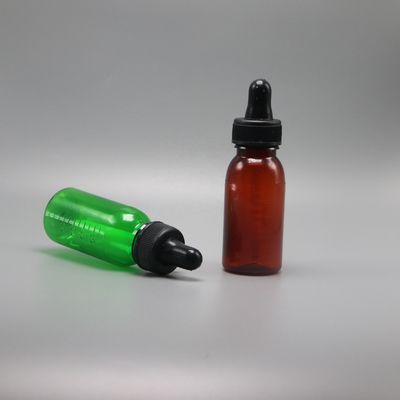 Réactif médical 60 ml PET Bouteille d'huile essentielle en plastique avec conception stérile et logo personnalisé