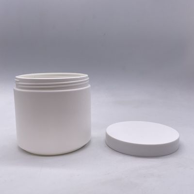 Résistant aux UV 350ml Matériau HDPE Boîtier en plastique pour crème cosmétique Logo personnalisable Blanc