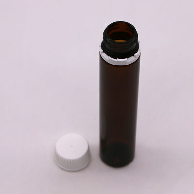 Produits alimentaires 30 ml/20 ml/10 ml PET Bouteilles de médicaments en plastique mince de forme ronde pour liquide buccal
