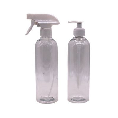 Bouteilles de lotion en plastique HDPE de 500 ml/600 ml de couleur personnalisée pour la lotion propre