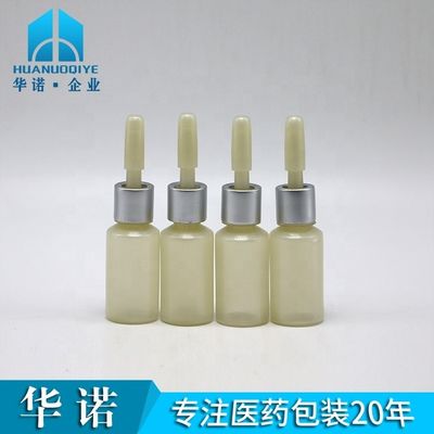 Matériau de base PET 8 ml Bouteille de gouttelette avec bouchon de gouttelette personnalisé et finition glacée