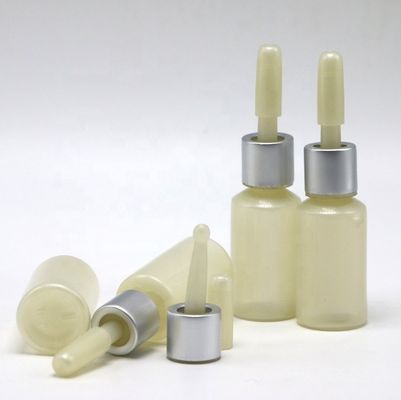 Matériau de base PET 8 ml Bouteille de gouttelette avec bouchon de gouttelette personnalisé et finition glacée