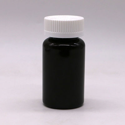2OZ/60ml/CC Bouteille en plastique bleu capsule avec capuchon à vis Matériau PET 32 mm Taille du cou