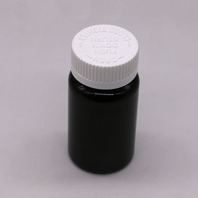 2OZ/60ml/CC Bouteille en plastique bleu capsule avec capuchon à vis Matériau PET 32 mm Taille du cou