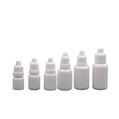 Bouteille de gouttelette liquide pour yeux en plastique LDPE de 10 ml avec couleurs personnalisées et capuchon anti-tamper