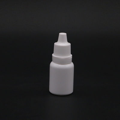 Bouteille de gouttelette liquide pour yeux en plastique LDPE de 10 ml avec couleurs personnalisées et capuchon anti-tamper