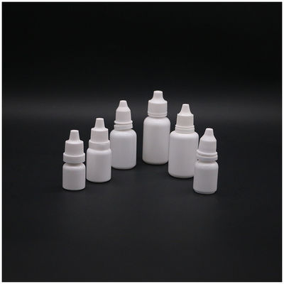 Bouteille de gouttelette liquide pour yeux en plastique LDPE de 10 ml avec couleurs personnalisées et capuchon anti-tamper