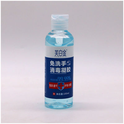 Bouteille de pompe en PET de 100 ml Bouteilles de pulvérisation en plastique pour la manipulation de la surface du récipient d'alcool