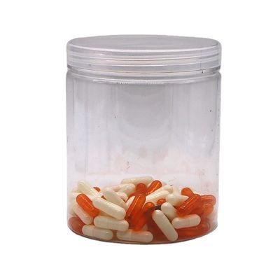 Conservation des aliments réalisée en bouteille transparente en PET de 700 ml simple avec un bouchon à vis en aluminium/plastique