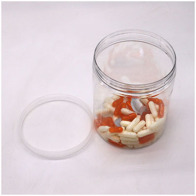 Conservation des aliments réalisée en bouteille transparente en PET de 700 ml simple avec un bouchon à vis en aluminium/plastique
