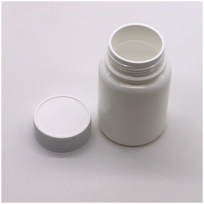 Bouchon à vis de bouteille médicale en HDPE de 80 ml pour pilule capsule comprimé