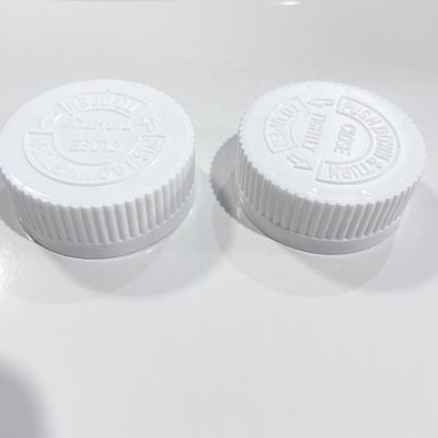 Couvercle à vis en plastique pour bouteilles en plastique de 38 mm