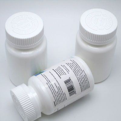 4OZ 120ML HDPE Blanc Noir Bouteille de médicament en plastique vide pour pilule Capsule de vitamine Fabriquée