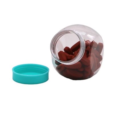 Bouteille en plastique ronde en PET de 70 ml/cc Idéal pour les collations sucrées et le stockage des aliments en PET