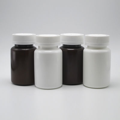 4OZ 120ML HDPE Blanc Noir Bouteille de médicament en plastique vide pour pilule Capsule de vitamine Fabriquée