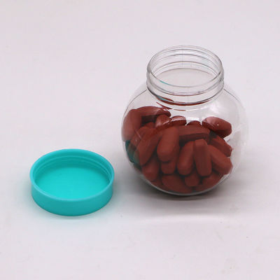 Bouteille en plastique ronde en PET de 70 ml/cc Idéal pour les collations sucrées et le stockage des aliments en PET