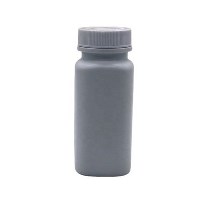 120cc HDPE Carré de qualité médicamenteuse Pilule en plastique Capsule Tablette Bouteille rechargeable pour médicament