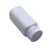 120cc HDPE Carré de qualité médicamenteuse Pilule en plastique Capsule Tablette Bouteille rechargeable pour médicament