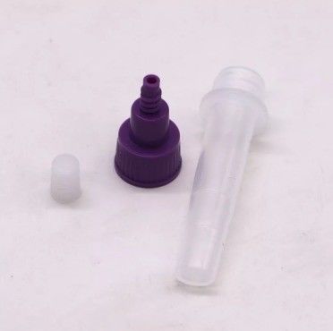 Tubes à échantillon en plastique PP à petite vis à capuche pour l'étiquetage en laboratoire et l'extraction d'ARN