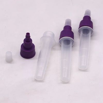 Tubes à échantillon en plastique PP à petite vis à capuche pour l'étiquetage en laboratoire et l'extraction d'ARN
